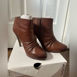 Aldo brown booties